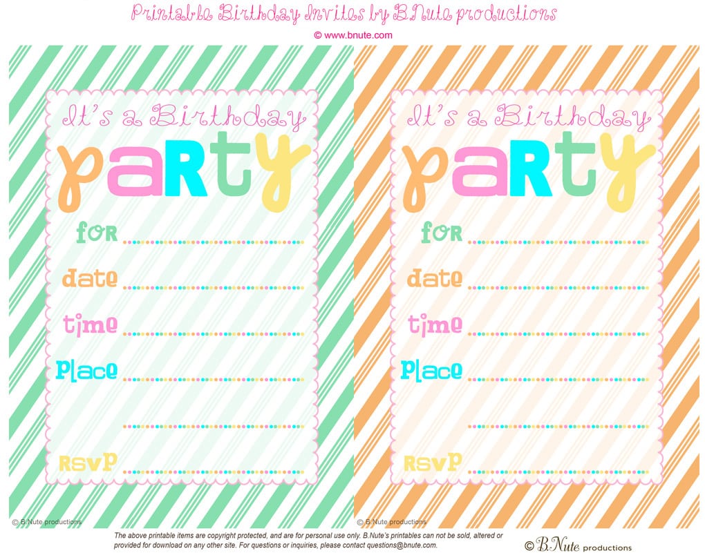 Doc    Girl Birthday Party Invitation â Glamour Girl Birthday